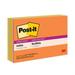 Post-it Meeting Notes in Energy Boost Collection Colors 6 x 4 45 Sheets/Pad 8 Pads/Pack (6445SSP)