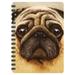 3D LiveLife Jotter - Pug from Deluxebase. Lenticular 3D Dog 6x4 Spiral Notebook with plain recycled paper pages. Artwork licensed from renowned artist David Penfound