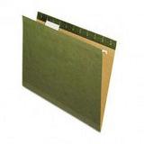 Pendaflex X-Ray Hanging File Folders 1/5 Tab Letter Standard Green 25/Box