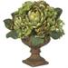 Nearly Natural 4635 Artichoke Centerpiece Silk Flower Arrangement Green