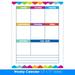 EXTRA LARGE 13 x 17 Dry Erase or Wet Erase Laminated Weekly Magnetic Dry Erase Calendar Planner & Organizer- Perfect for Refrigerators Keep Track of Kids Chores Tasks To Do s