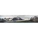 Panoramic Images PPI141031L Bay in front of snow covered mountains Grace Glacier Salisbury Plain Bay of Isles South Georgia Island Poster Print by Panoramic Images - 36 x 12