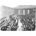 Quaker Meeting. /Na Quaker Meeting At Philadelphia Pennsylvania. Line Engraving 19Th Century. Poster Print by (24 x 36)