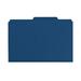 Smead-1PK Six-Section Pressboard Top Tab Classification Folders with SafeSHIELD Fasteners 2 Dividers Legal Size Dark Blue 10/Box