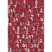 math doodle red (Variant 2) Poster Print by Sharon Turner (12 x 6)