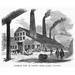 Boston: Foundry 1855. /Ncyrus Alger S Iron Foundry In Boston Massachusetts. Wood Engraving American 1855. Poster Print by (24 x 36)