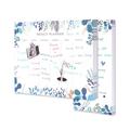 Weekly Planner Notepad Tear Off Set of 2 Weekly Calendar Pad 52 Undated To Do List Notepad Sheets Desk Planner Planning Pads Productivity Tracker for Work Goals Notes Schedule Ideas Floral Blue