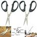 2 Pc Stainless Steel Blade Fishing Line Scissors Sewing Thread Snip 4-1/4 Black
