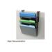 Deflect-o 73502RT 3 Pocket File Partition Set with Brackets Letter Smoke