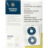 2PK Business Source 26148 CD/DVD Laser/Inkjet Label