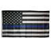 3x5 USA Police Thin Blue Line American Knitted Nylon Premium Flag 3 x5