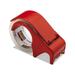 Compact and Quick Loading Dispenser for Box Sealing Tape 3 Core Plastic Red