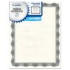 Geographics Parchment Certificates 8 1/2 x 11 Crown Silver Pack Of 25