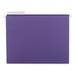 Smead SMD64023 Color Hanging Folders with 1/3-Cut Tabs 11 Pt. Stock Purple 25/BX