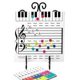 Magnetic Dry-Erase Board Note Reading Borad for Music Lessons Piano Teacher Music Classroom Music Teacher Teaching Music Gift