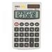 Pocket Size Calculator 8-Digit LCD Display Solar Powered Standard Function Calculator 1-Pack