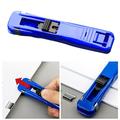 Yirtree Clamp Stapler Reusable Portable Handheld Paper Clam Clip Dispenser 30 Sheet Capacity for Office Home School with 50 Metal Refill Clips