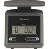 Brecknell Electronic 7lb Postal Scale - 7.24 lb / 3.29 kg Maximum Weight Capacity - Gray | Bundle of 2 Each