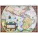 New World Map 1570. /N A New Description Of America Or The New World. Map From Abraham Ortelius Theatrum Orbis Terrarum 1570. Poster Print by (24 x 36)