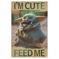 Star Wars: The Mandalorian - Feed Me Wall Poster 22.375 x 34 Framed