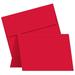 2024 Red Blank Greeting Cards Set - 5 x 7 Cards with A7 Envelopes - Great for Greetings Invitations Thank You Cards Announcements - Scored for Easy Folding - 50 Cards and 50 Envelopes per Pack