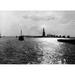 Statue Of Liberty 1891. /Nthe Statue Of Liberty On Bedloe Island In New York Harbor 1891. Staten Island Can Be Seen In The Background. Poster Print by (18 x 24)