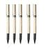 uni-ball Deluxe Fine Point Roller Ball Pens 5 Black Ink Pens (60052)