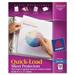 Avery Quick-Load Sheet Protectors For Letter 8 1/2 x 11 Sheet - Non-glare - Polypropylene - 50 / Box