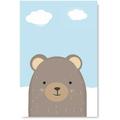 Awkward Styles Bear Poster Art Animals Lovers Wallpaper Boys Room Decor Animal Poster for Girls Room Baby Living Room Bear Poster Print Decor Sky Poster Bear Printed Kids Room Decoration Lovely