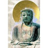 Japanese Buddha with Halo Poster Print by Urban Epiphany Urban Epiphany UERC173B