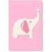 Awkward Styles Elephant Poster Kids Room Poster Art Nursery Room Decor Funny Animals Decor for Kids Baby Girl s Room Decor Pink Wall Art Animals Collection Decor Girls Play Room Wall Decor Pink Poster