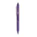 Pilot FriXion Clicker Erasable Gel Pen Retractable Fine 0.7 mm Purple Ink Purple Barrel Dozen