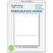 Perforated Paper 3 1/2 From Bottom Horizontal on White 24# Letter Size Copy Paper (Ream of 500)