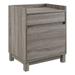 Atlin Designs Modern Wood Filing Cabinet with 2 Drawers in Gray