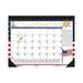 Recycled Desk Pad Calendar Earthscapes Seasonal Artwork 22 x 17 Black Binding/Corners 12-Month (July-June): 2022-2023 | Bundle of 5 Each