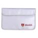 Tomshoo Double Zipper Fireproof Document Bag Pouch Organizer Silicone Coated Fire Resistant Storage for Cash Documents Jewelry Passport