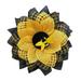 Bee Sunflower Wreath Honey Bee Day Decoration Handmade Artificial Sunflower Garland Hanging Pendants Ornaments Window Front Door Easter Spring Decor