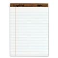 tops the legal pad legal pad 8-1/2 x 11-3/4 inches perforated white legal/wide rule 50 sheets per pad 3 pads per pack (75337)