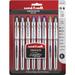 uni-ball Vision Elite Rollerball Pen Assorted Color 8-Pack - Bold Pen Point - 0.8 mm Pen Point Size - Refillable - Retractable - Assorted Gel-based Ink - 8 / Pack | Bundle of 10 Packs