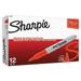 Sharpie Super Permanent Markers 10 Red Markers (33002)