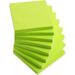 Sticky Notes 3x3 Inches Green Self-Stick Pads Easy to Post for Home Office Notebook 8 Pads/Pack By NOGIS