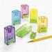 Neon Pencil/Crayon Sharpener-2Dz - Stationery - 24 Pieces