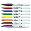 EXPO 16078 Vis-A-Vis Wet-Erase Overhead Transparency Markers Fine Point Assorted Colors 8-Count