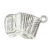 Sterling Silver 16 Unisex 1.5mm Box Chain 3D Accordian Musical Instrument Pendant Necklace