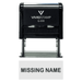 Vivid Stamp Missing Name Teacher Self-Inking Office Rubber Stamp (Black) - Large