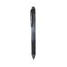 Energel-X Gel Pen Retractable Medium 0.7 Mm Black Ink Black Barrel 24/pack | Bundle of 2 Packs