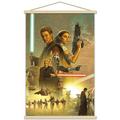 Star Wars: Attack Of The Clones - Celebration Mural Wall Poster with Wooden Magnetic Frame 22.375 x 34