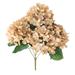 5-heads Artificial Flower Bouquet Simulation Floral Decor Home Office Ornament Fake Flower Green