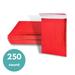 SSBM 7.5 x 11 Padded Envelopes Poly Bubble Mailers Packaging Shipping Bags Red Color - 250 Pieces