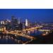 USA Pennsylvania Pittsburgh. City skyline at twilight. Poster Print by Jaynes Gallery (24 x 36)